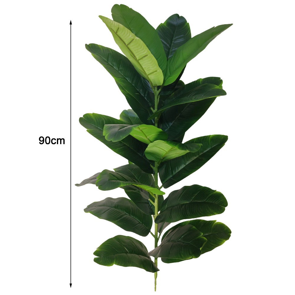 Snake Plant - Green Plastic Artificial Ficus Tree Large
