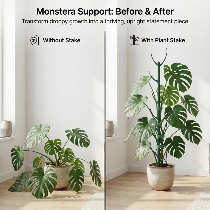 Plant Support Stake - Monstera Plant Support Stakes 5 Support