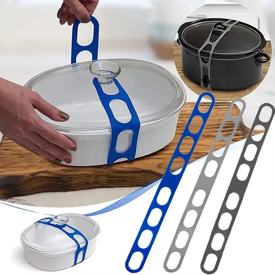 Pothos - 21.2in Reusable Lid Strap Silicone Elastic
