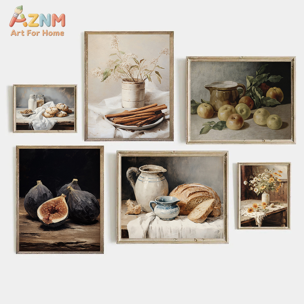 Pothos - AZNM Vintage Neutral Still Life Canvas