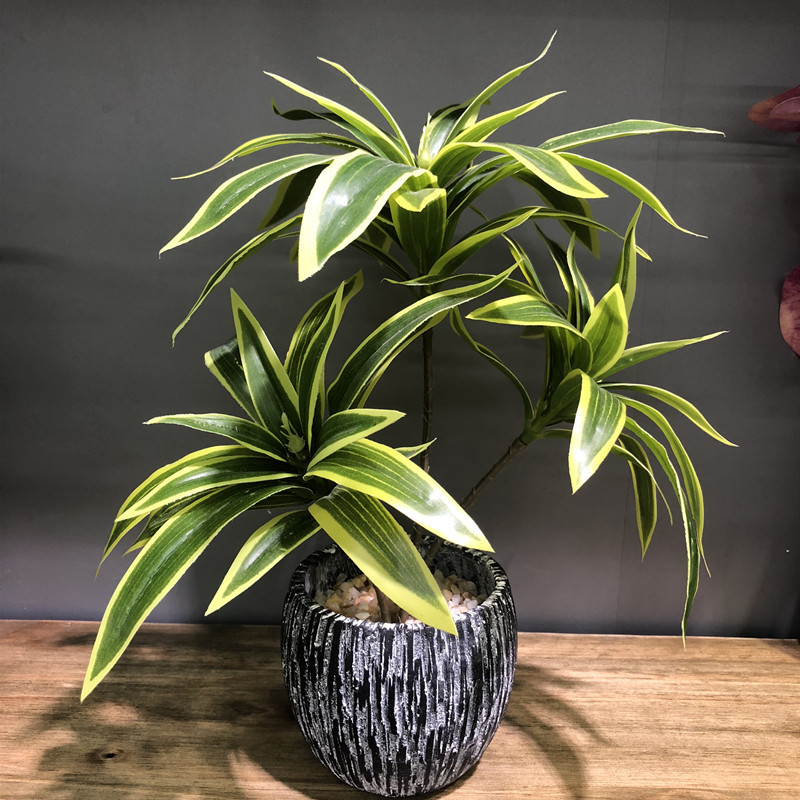 Snake Plant - 35CM 3 Fork Artificial Desktop Fake