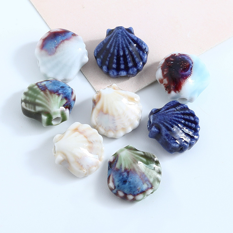 10PCS Kiln Turned Small Shells - Snake Plant Ceramic ulasan dan harga