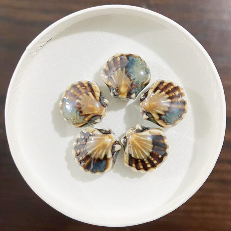 10PCS Kiln Turned Small Shells - Snake Plant Ceramic ulasan dan harga