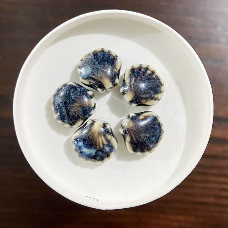 10PCS Kiln Turned Small Shells - Snake Plant Ceramic ulasan dan harga