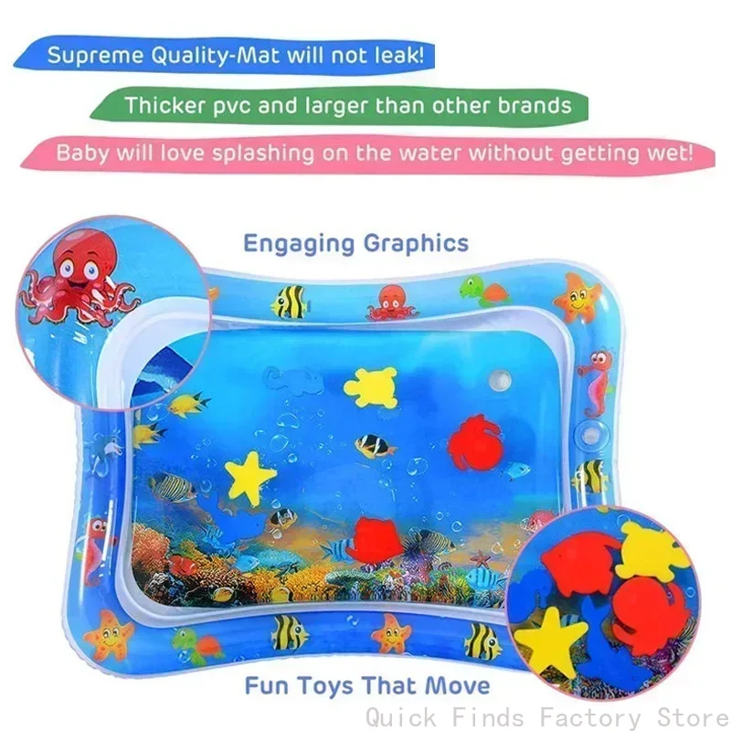Baby Water Play Mat Inflatable - Repotting Mat ulasan dan harga