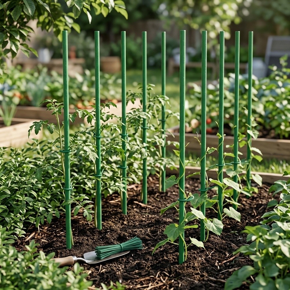 17‑inch Adjustable Garden Stak - Plant Support Stake ulasan dan harga