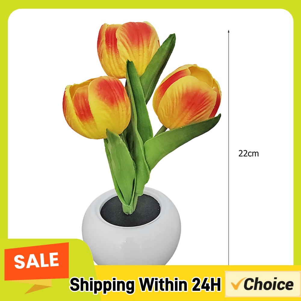 9x22cm Potted Plant Table Lamp - Plant Pot ulasan dan harga