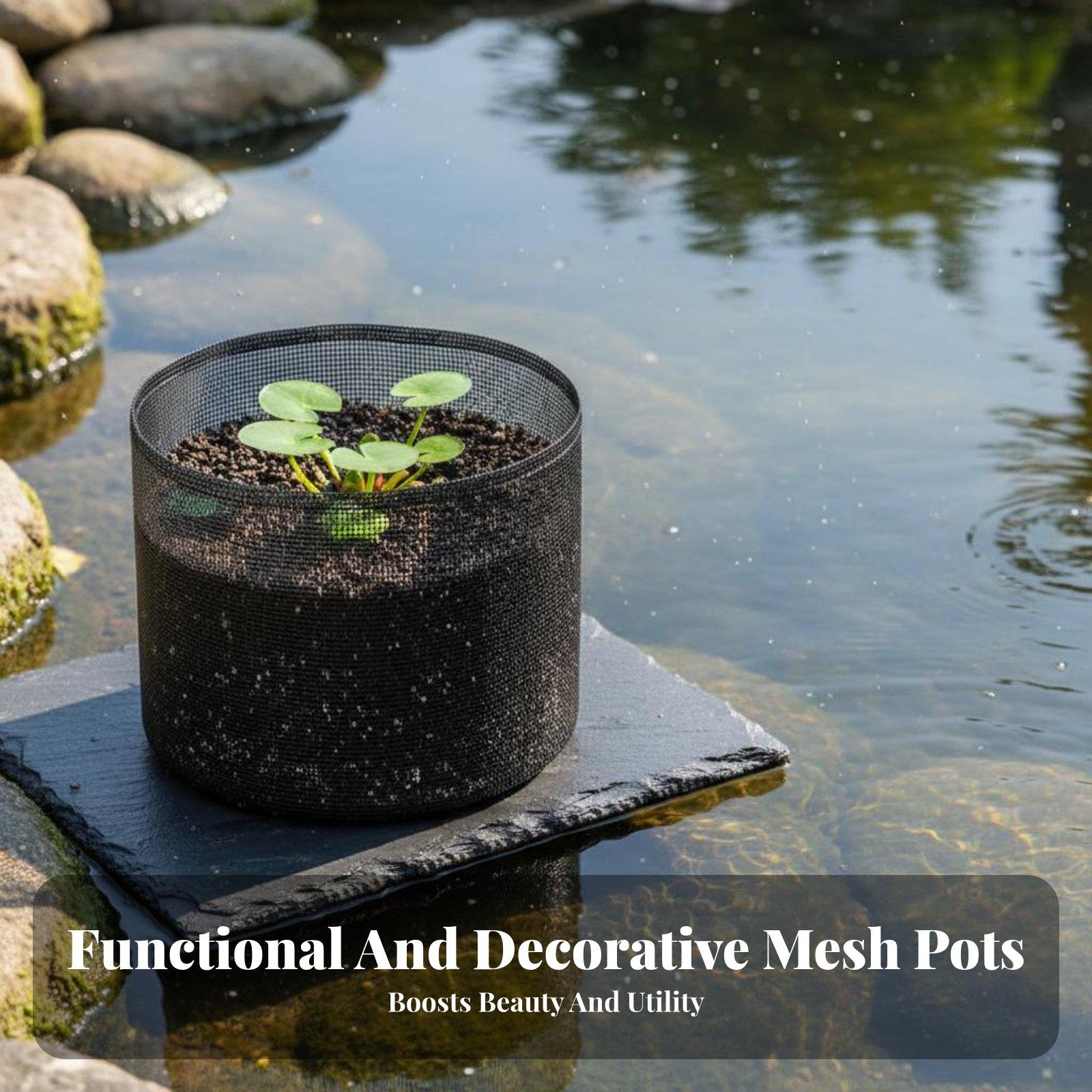 4 Piece Water Lily Planting Po - Plant Pot ulasan dan harga