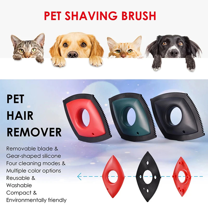 4 Modes Pet Hair Remover Comb  - Repotting Mat ulasan dan harga