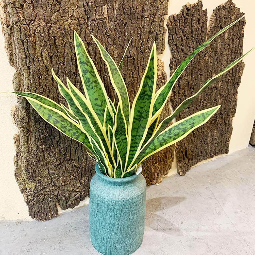 4 PCS Fake Artificial Snake Fa - Snake Plant ulasan dan harga