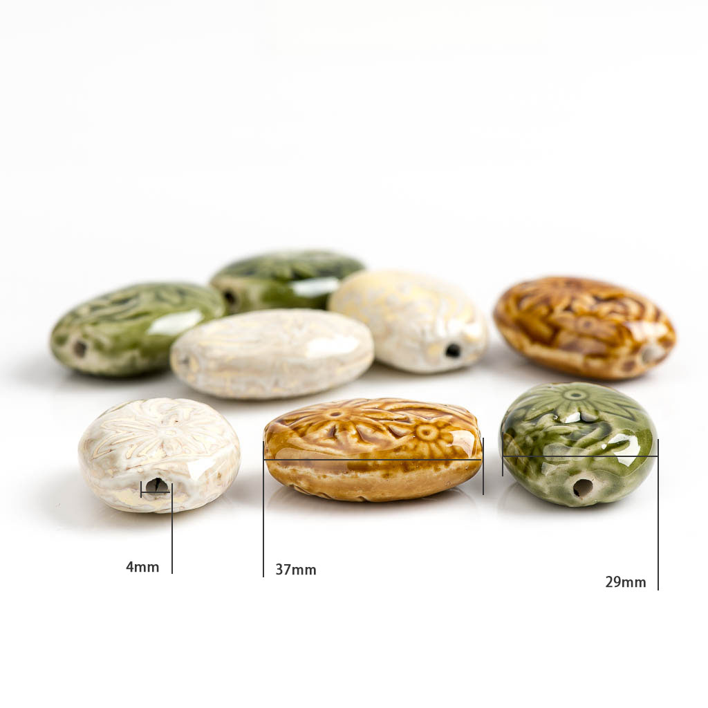 37# Big Flower Beramic Beads P - Snake Plant Ceramic ulasan dan harga