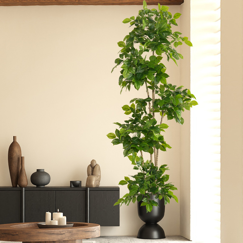 2-78in Large Fake Plants Artif - Fiddle Leaf Fig ulasan dan harga