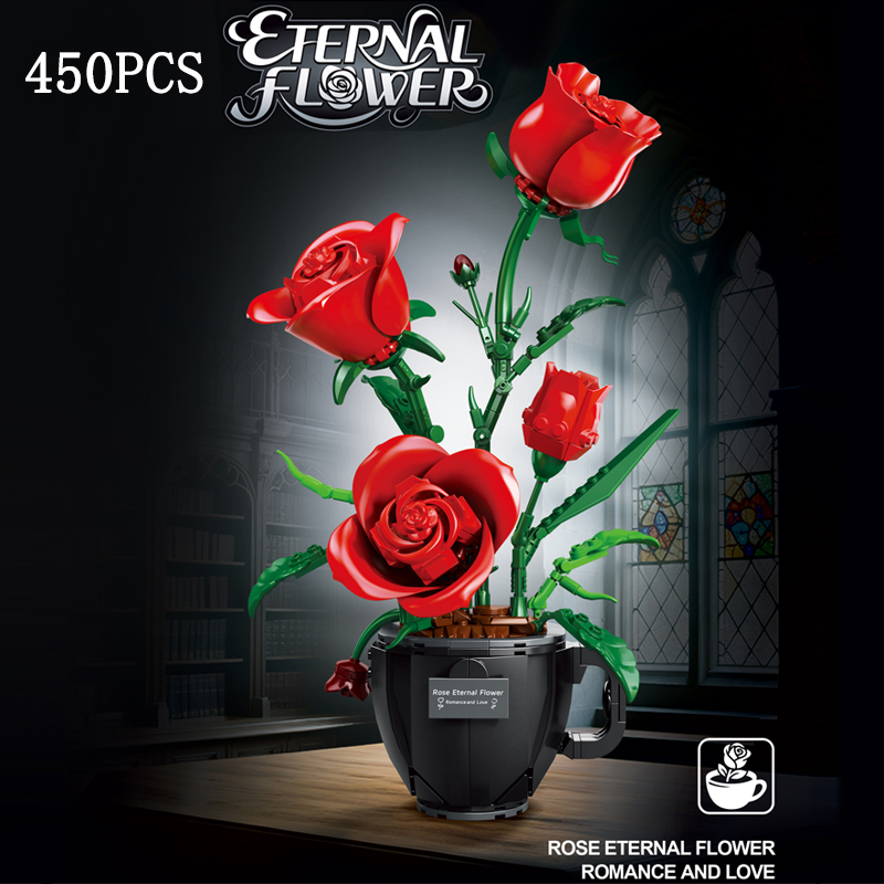 MOC Coffee Cup Flower Building - Terracotta Pot ulasan dan harga