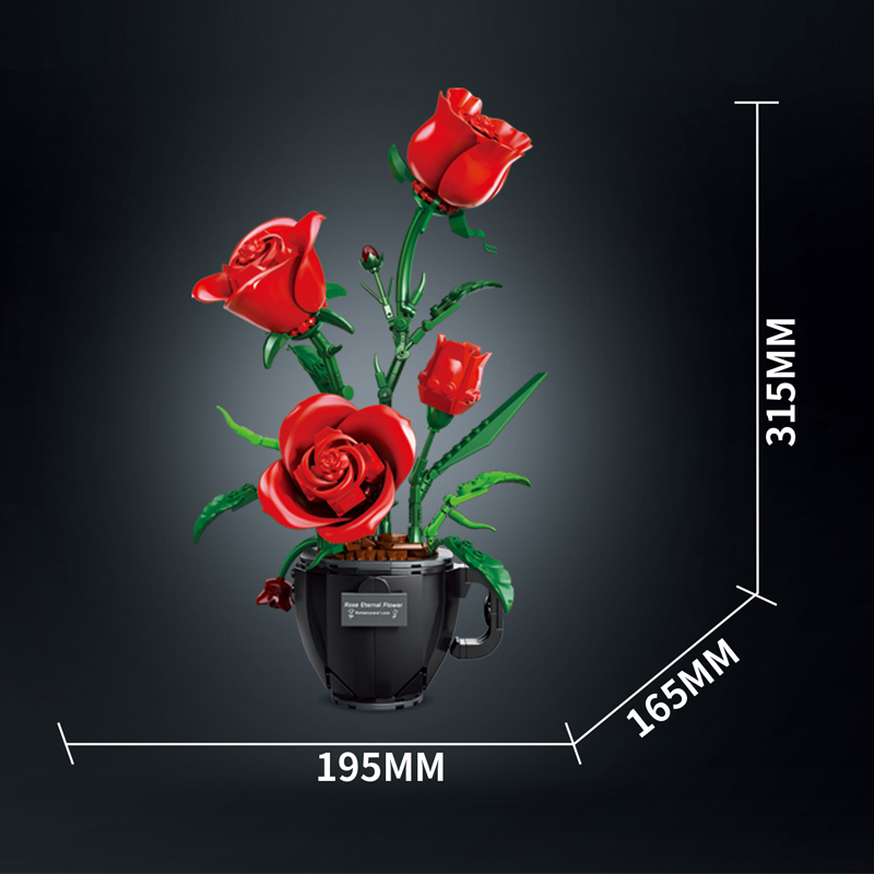 MOC Coffee Cup Flower Building - Terracotta Pot ulasan dan harga