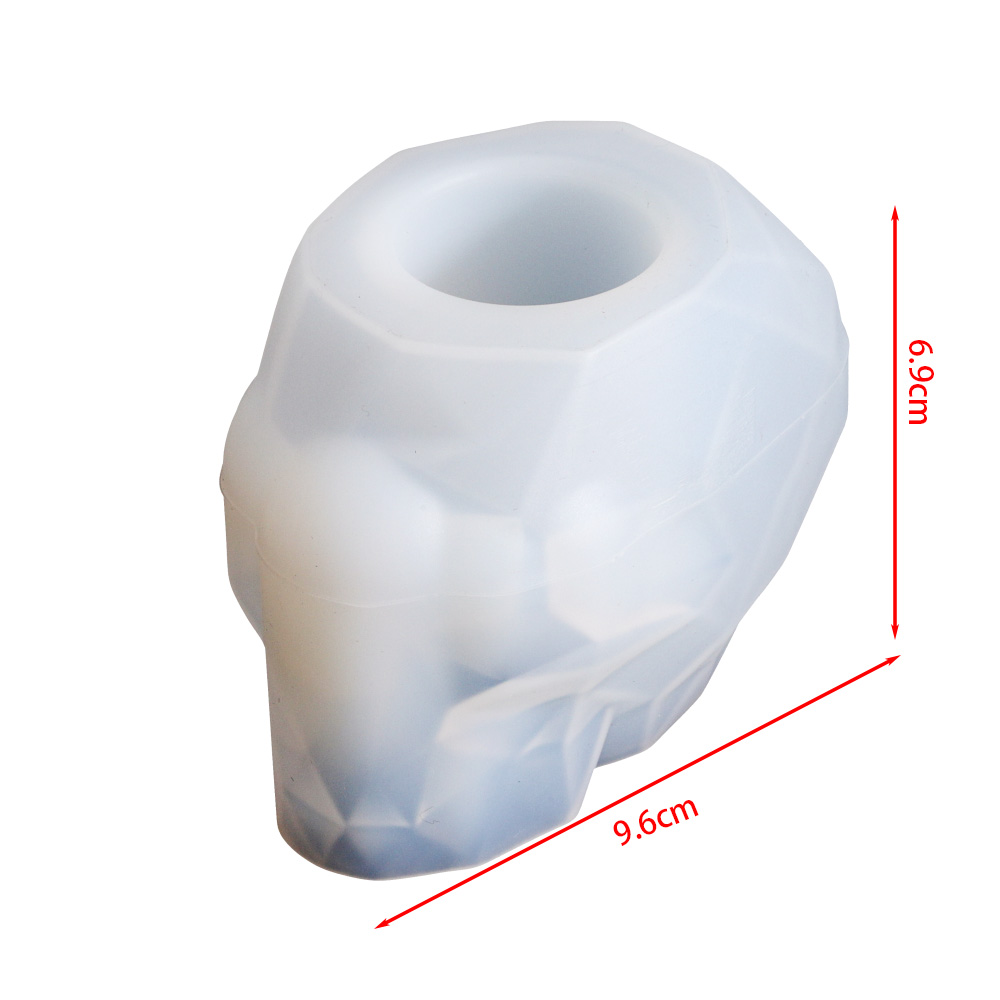 Skull Shape Mold Pen Holder Si - Succulent Set ulasan dan harga