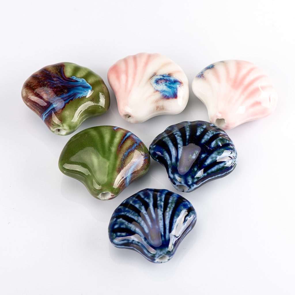32#2pcs Multicolor Scallop Sha - Snake Plant Ceramic ulasan dan harga