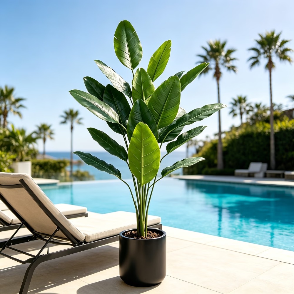 1PC 105cm Giant Artificial Ban - Fiddle Leaf Fig ulasan dan harga