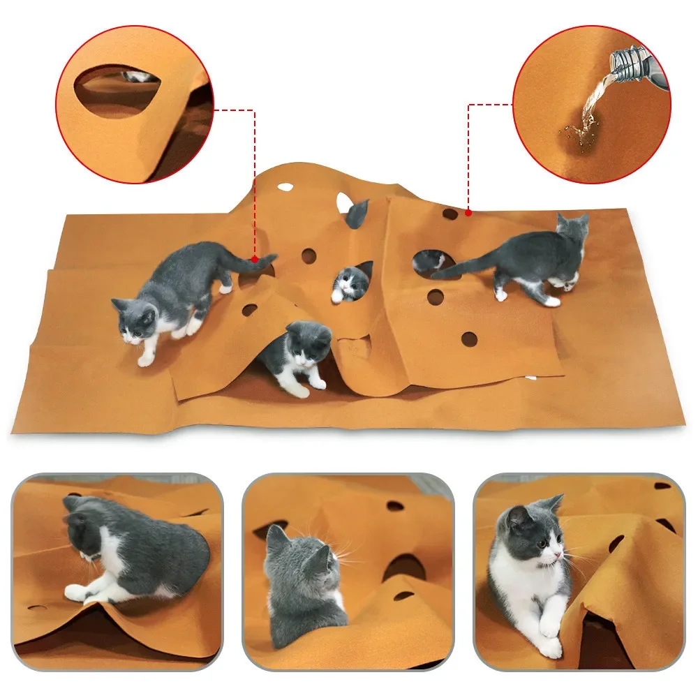 Cat Playing Game Mat Pet Toys  - Repotting Mat ulasan dan harga