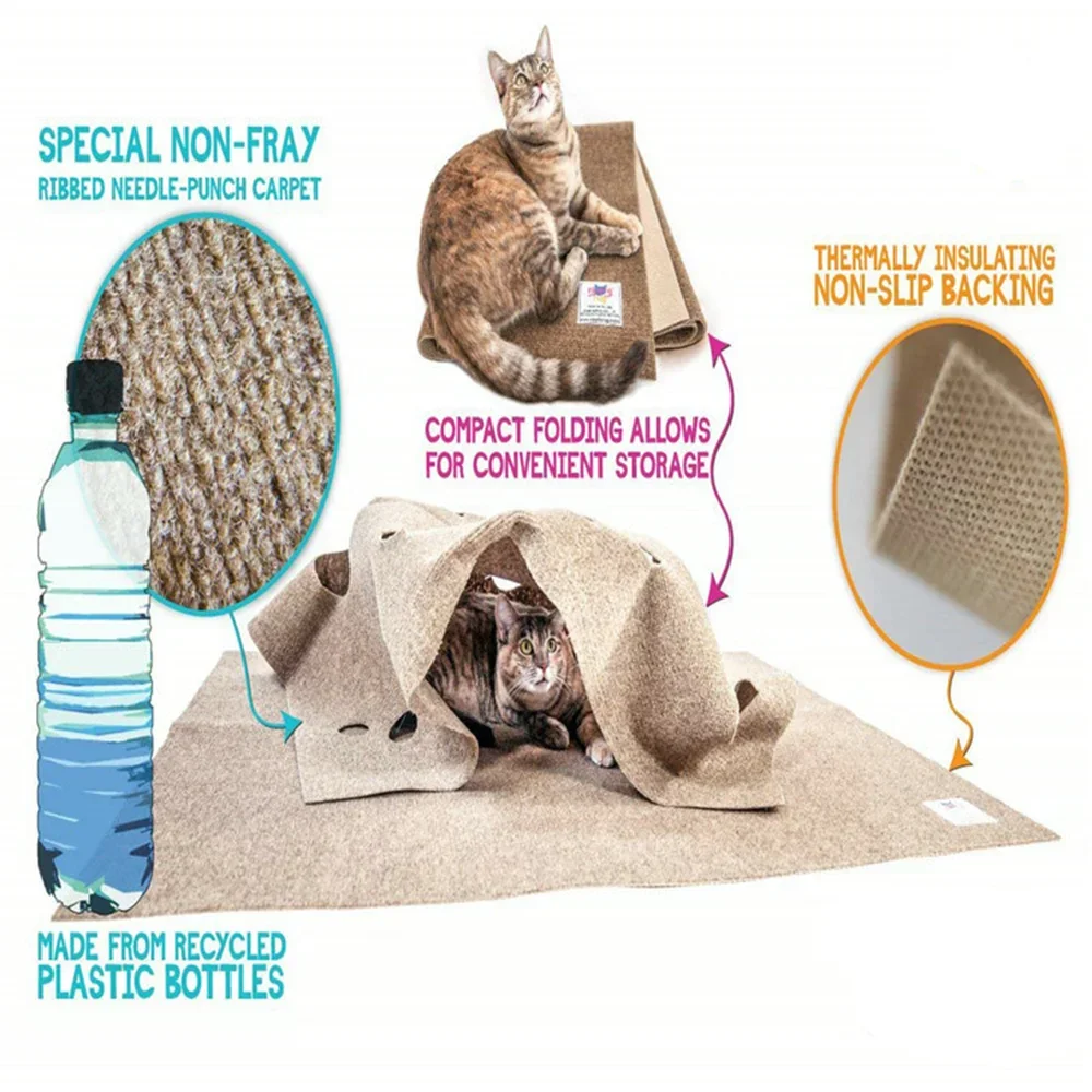 Cat Playing Game Mat Pet Toys  - Repotting Mat ulasan dan harga