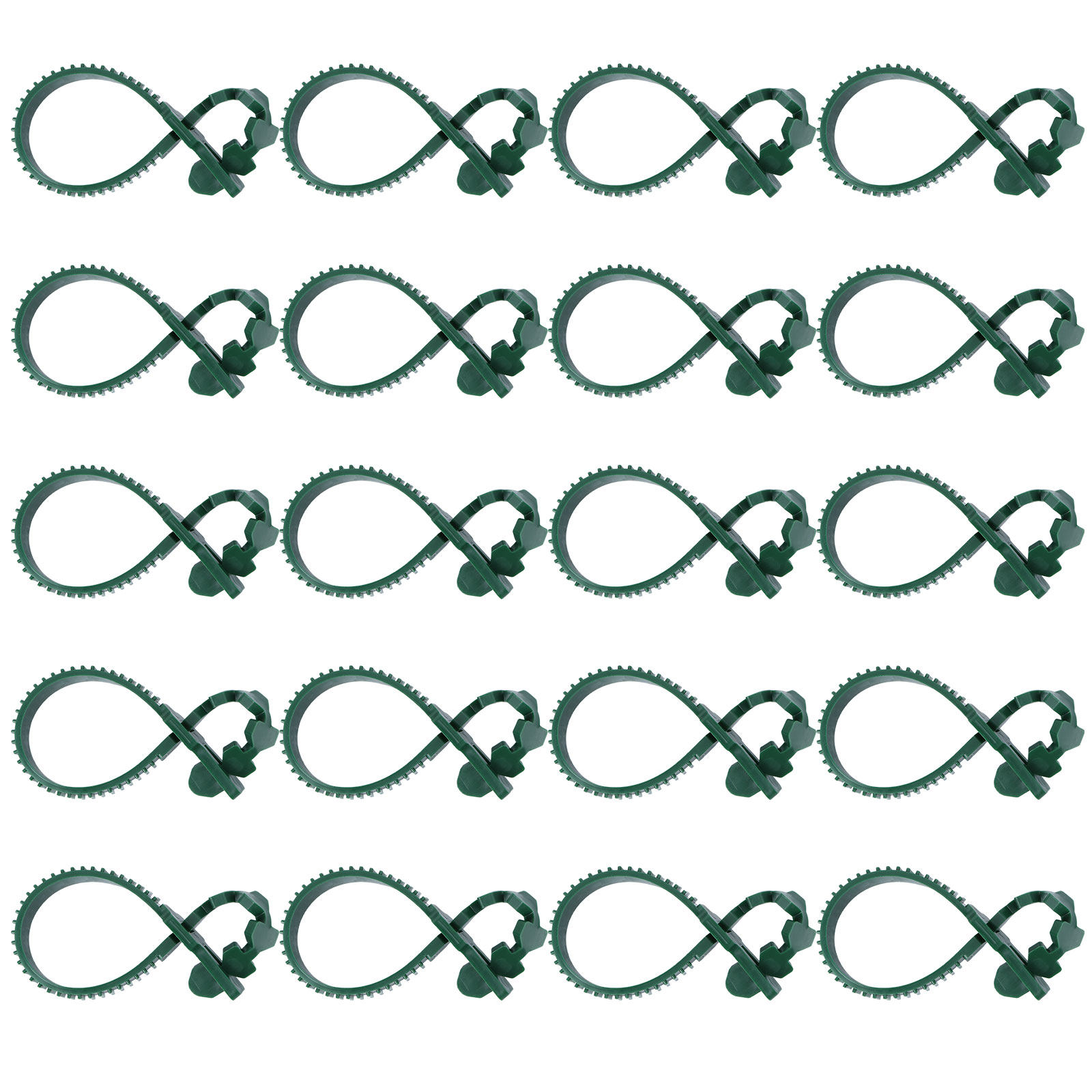20Pcs Vine Fixing Buckle Garde - Plant Support Stake ulasan dan harga