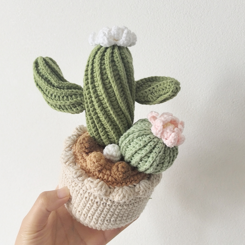 Creative Crocheted Plants Pott - Terracotta Pot ulasan dan harga