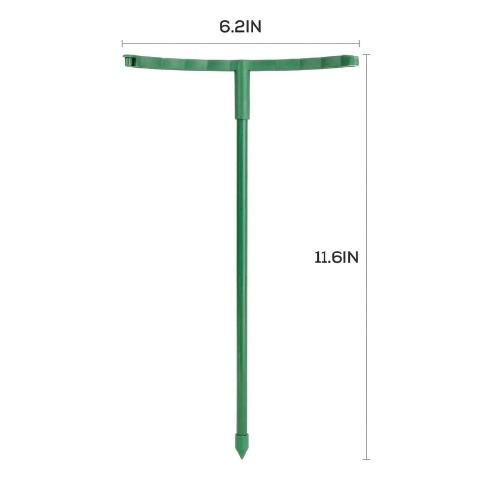 24 pcs Green Stackable Plant S - Plant Support Stake ulasan dan harga