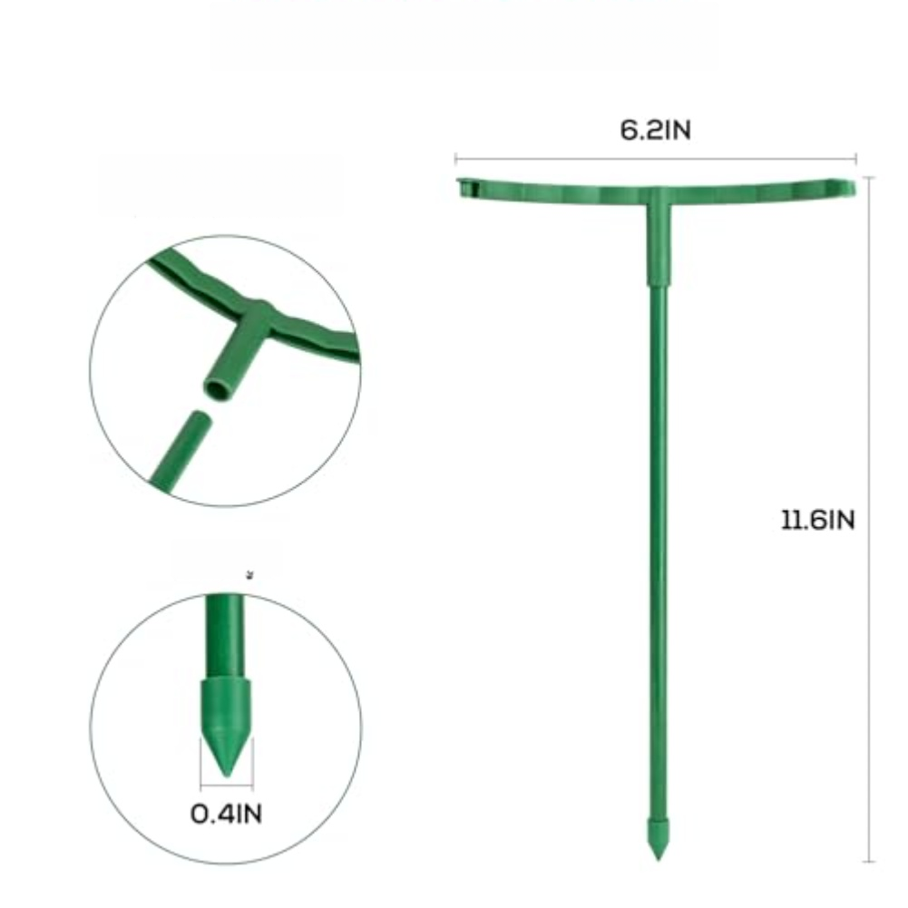 24 pcs Green Stackable Plant S - Plant Support Stake ulasan dan harga
