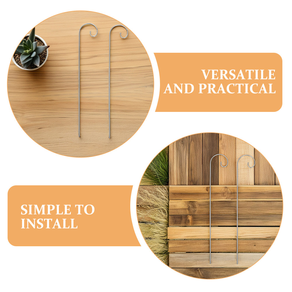 10Pcs Versatile Metal Shepherd - Plant Support Stake ulasan dan harga