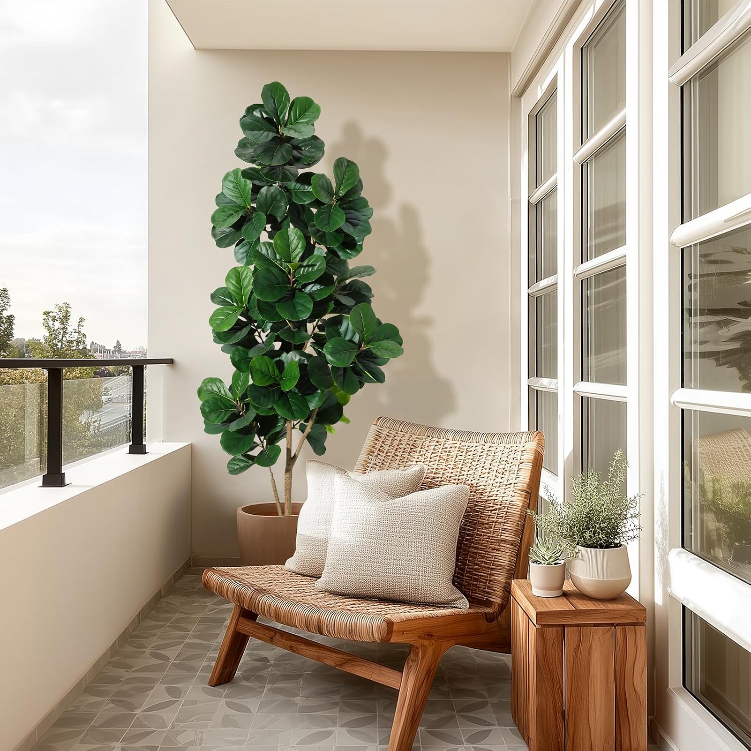 4FT/5FT/6FT/7FT Fiddle Leaf Fi - Fiddle Leaf Fig ulasan dan harga