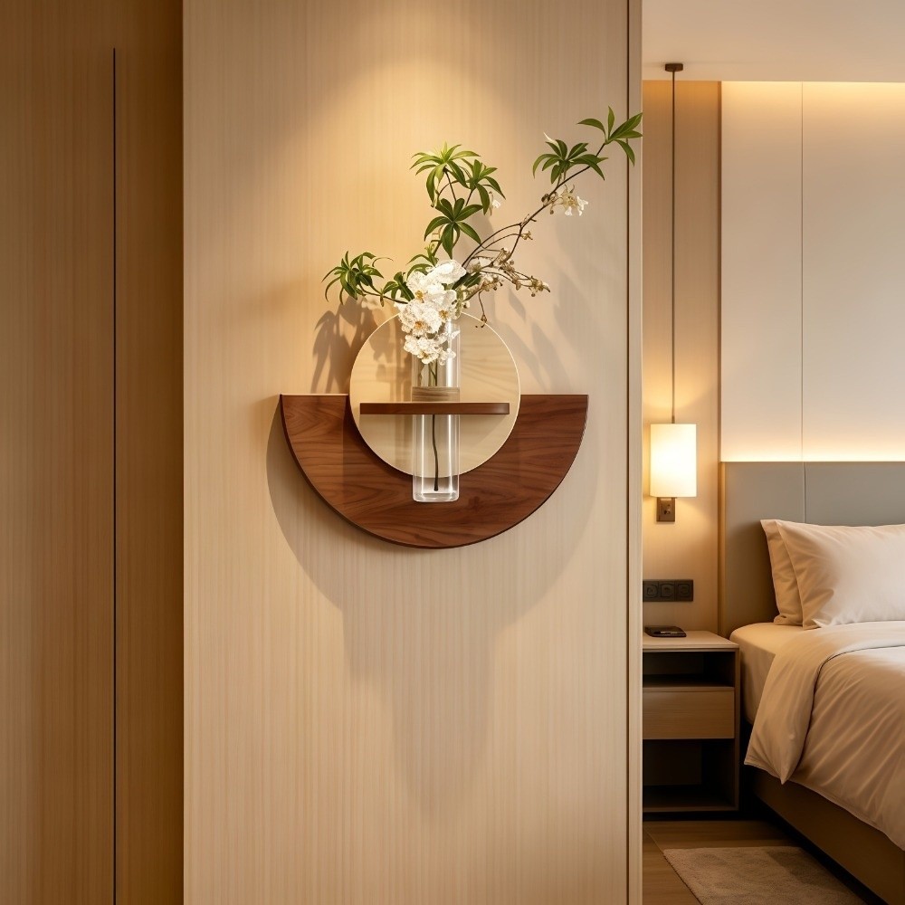Oval Wood Wall Mount Flower Sh - Plant Support Stake ulasan dan harga