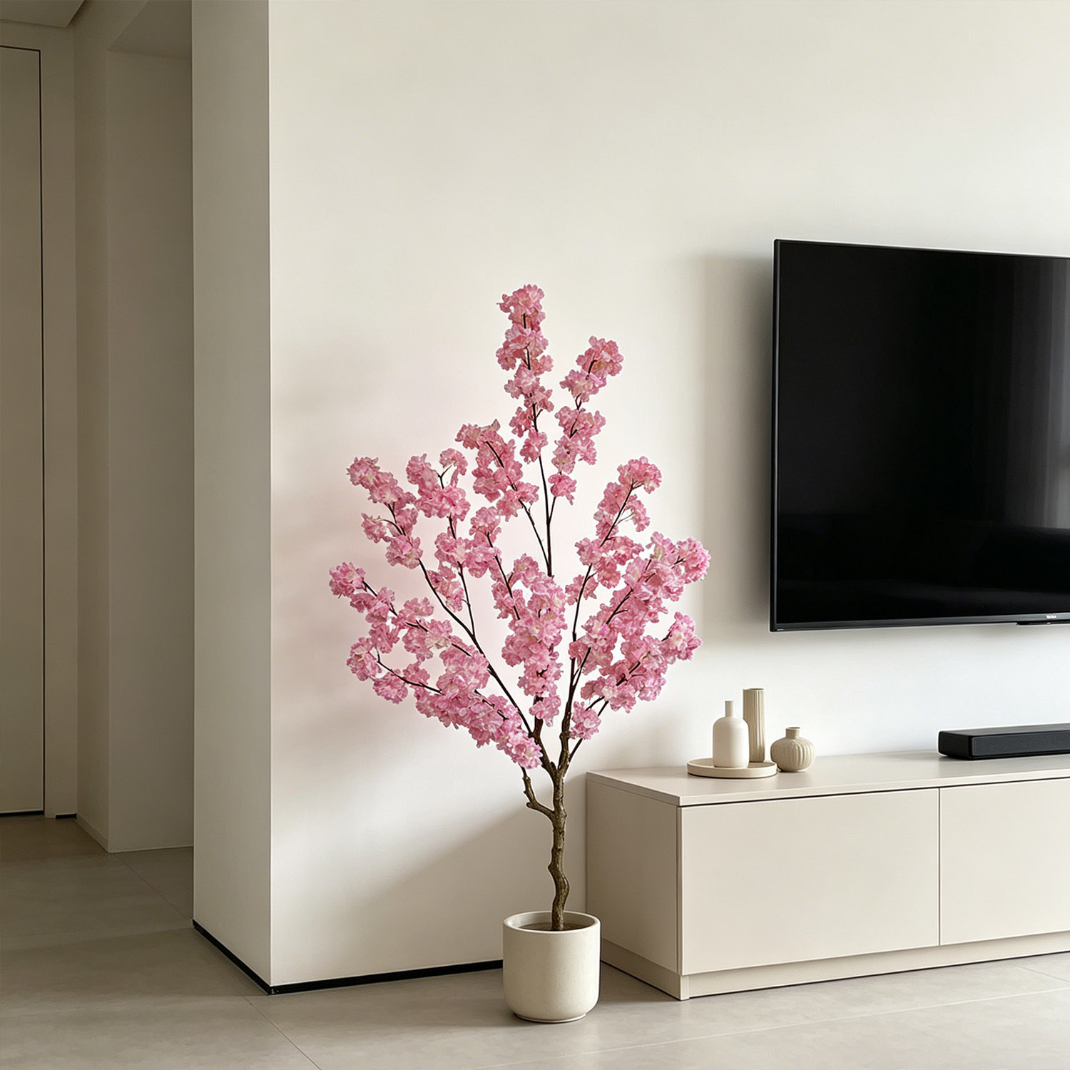 100-220cm Artificial Cherry Bl - Fiddle Leaf Fig ulasan dan harga