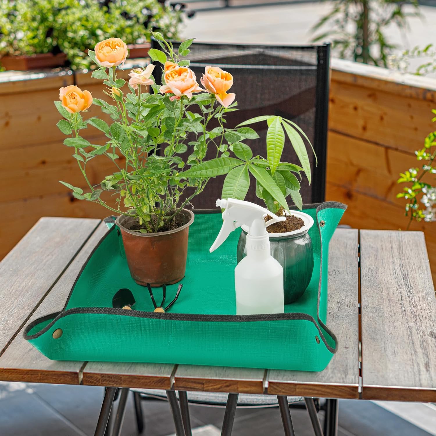 Planting Mat Square Garden Pad - Repotting Mat ulasan dan harga