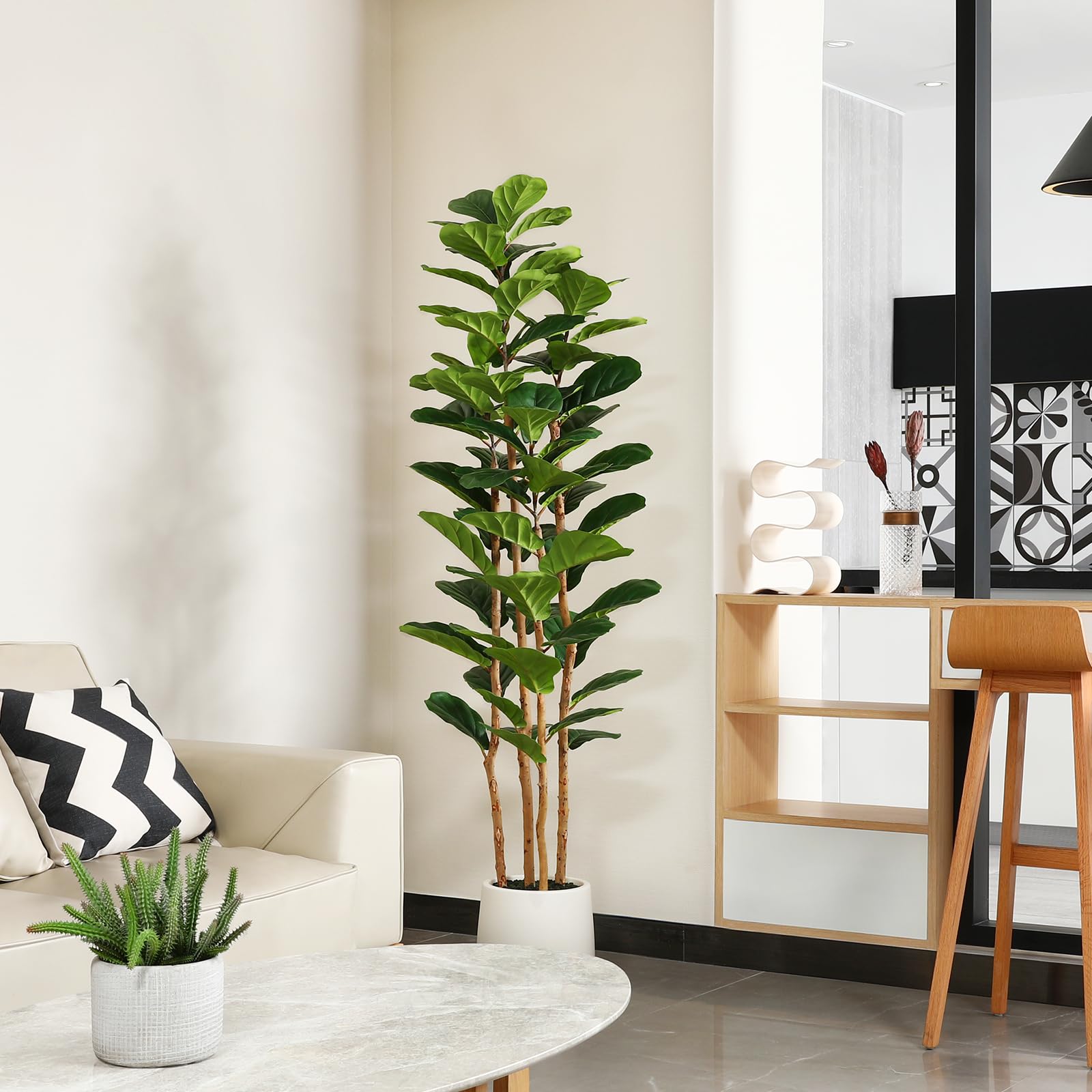 Artificial Fiddle Leaf Fig Tre - Fiddle Leaf Fig ulasan dan harga