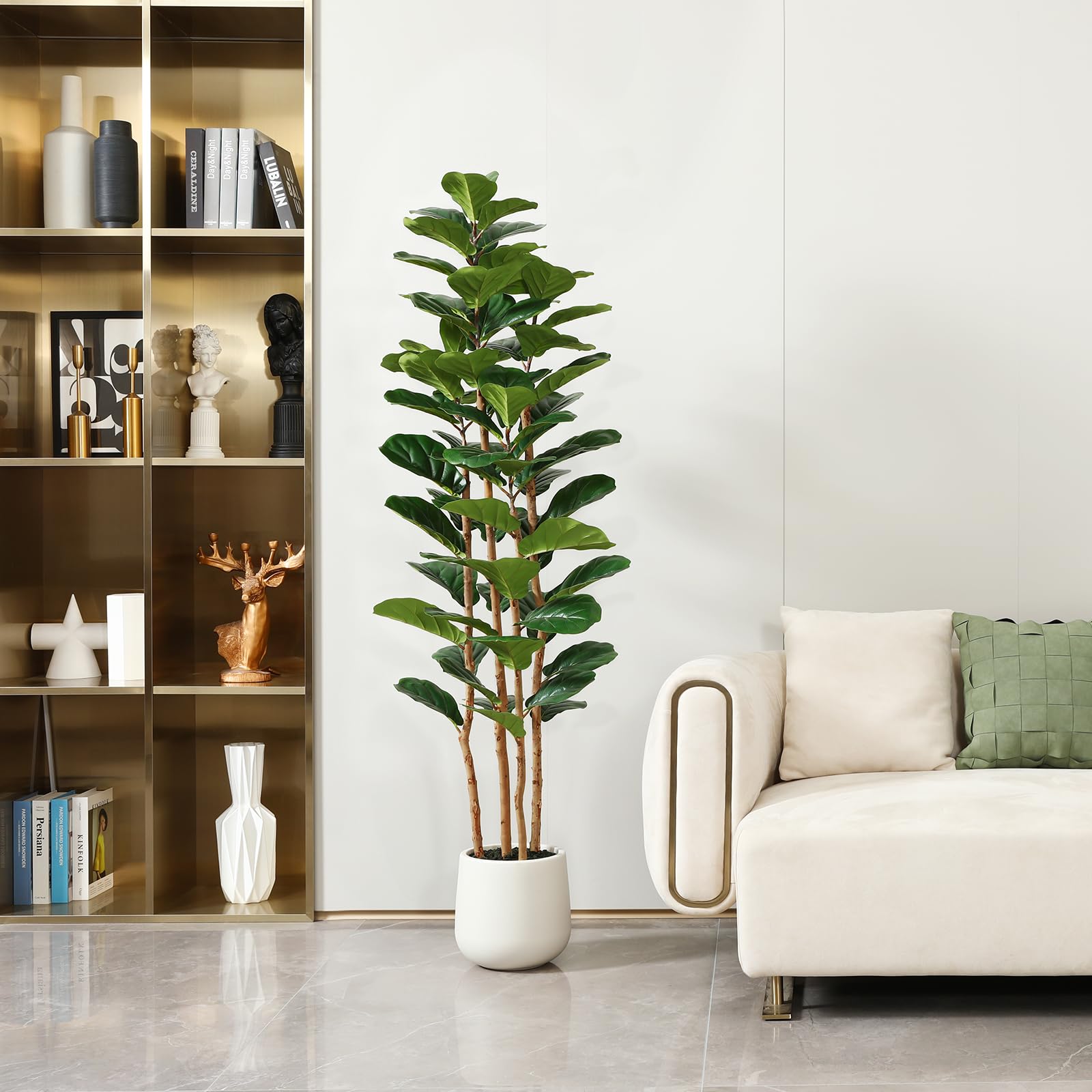 Artificial Fiddle Leaf Fig Tre - Fiddle Leaf Fig ulasan dan harga