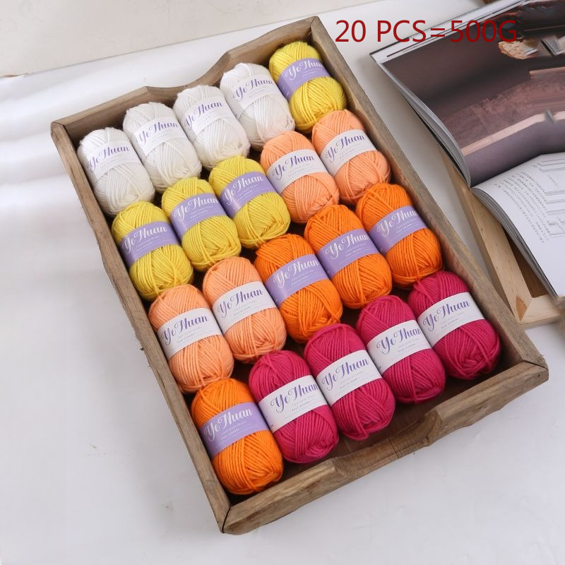 20 PCS 500g Thick Soft Knittin - Repotting Mat ulasan dan harga